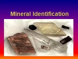 Mineral Identification Anticipation Guide #2