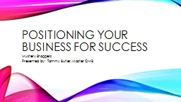 Positioning Your Business For Success