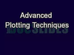 Advanced Plotting Techniques