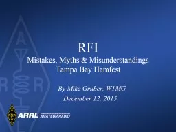 RFI Mistakes, Myths & Misunderstandings