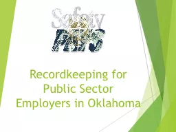 Recordkeeping for Public Sector Employers in Oklahoma