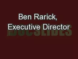 Ben Rarick, Executive Director