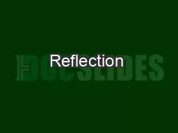 Reflection & Refraction
