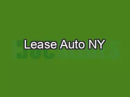 Lease Auto NY