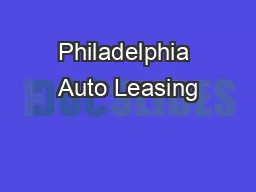 Philadelphia Auto Leasing