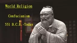 World Religion Confucianism