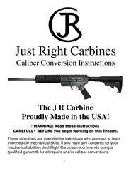 Just Right Carbines Caliber Conversion Instructions Th