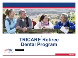 TRICARE Retiree  Dental Program