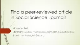 Find a peer-reviewed article