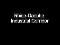 Rhine-Danube Industrial Corridor