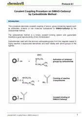 This procedure describes covalent coupling of amino gr