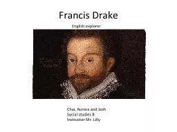 Francis Drake English explorer