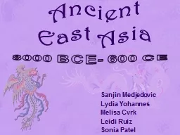 Ancient East Asia Sanjin