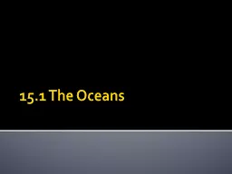 15.1 The Oceans Who has been to an ocean?