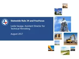 Statewide Rule 29 and  FracFocus