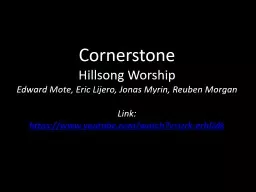 Cornerstone Hillsong  Worship