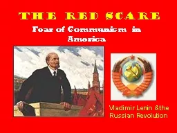 The Red Scare Fear of Communism in America