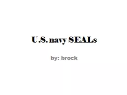 U.S. navy SEALs by:  brock