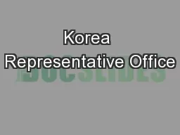 Korea Representative Office