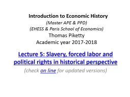    Introduction to Economic History