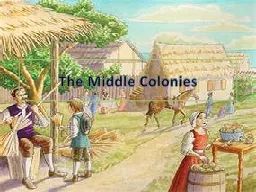 The Middle Colonies Geography