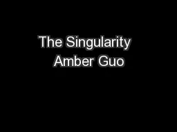 The Singularity  Amber Guo