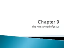 Chapter 9 The Priesthood of Jesus