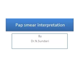 Pap smear interpretation