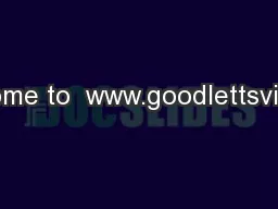 Welcome to  www.goodlettsville.org