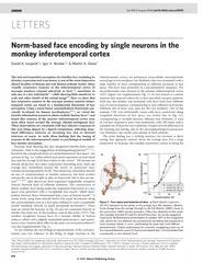 Normbased face encoding by single neurons in the monke