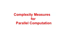 Complexity Measures  for