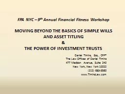 FPA NYC – 9 th  Annual Financial