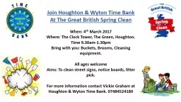 Join Houghton &  Wyton