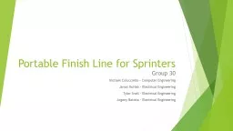 Portable Finish Line for Sprinters