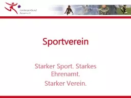 Sportverein  Starker Sport.