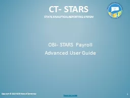 CT- Stars State Analytical Reporting System