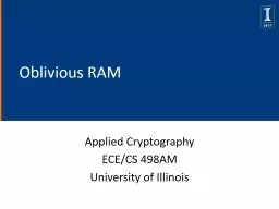 Oblivious RAM Applied Cryptography