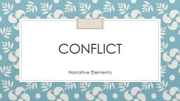 Conflict Narrative Elements