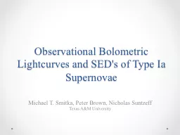 Observational Bolometric