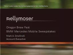 Oregon Brew Fest BMW Mercedes Mobile Sweepstakes
