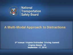 A Multi-Modal Approach to Distractions