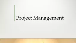Project Management Il  project