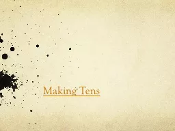 Making Tens So  0 10 is 10 mm mm 