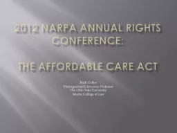 2012 NARPA Annual Rights Conference: