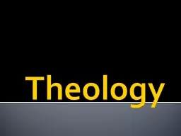 Theology  What is Theology?