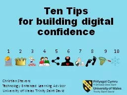 Ten Tips for building digital confidence
