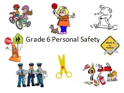 Grade 6 Personal Safety Lesson 1 – injury Prevention Guidelines