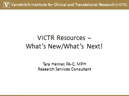 Vanderbilt Institute for Clinical and Translational Research