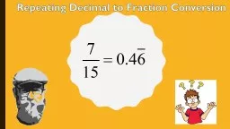 Repeating Decimal to Fraction Conversion