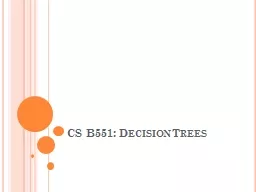 CS B551: Decision Trees Agenda